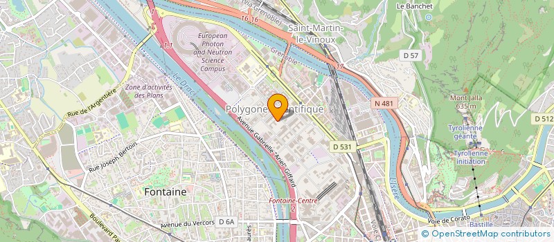 localisation de l'entreprise ADEMIS DEVELOPPEMENT à GRENOBLE
