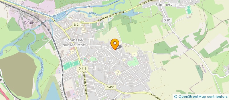 localisation de l'entreprise ADEMMO  DOMBASLE-SUR-MEURTHE