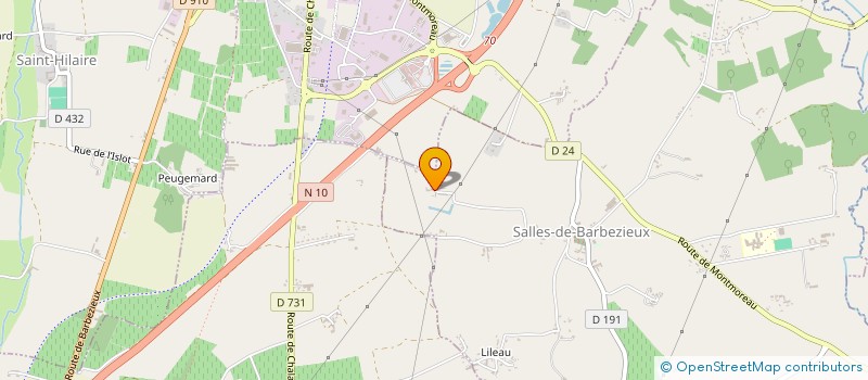localisation de l'entreprise ADEMNAU  SALLES-DE-BARBEZIEUX