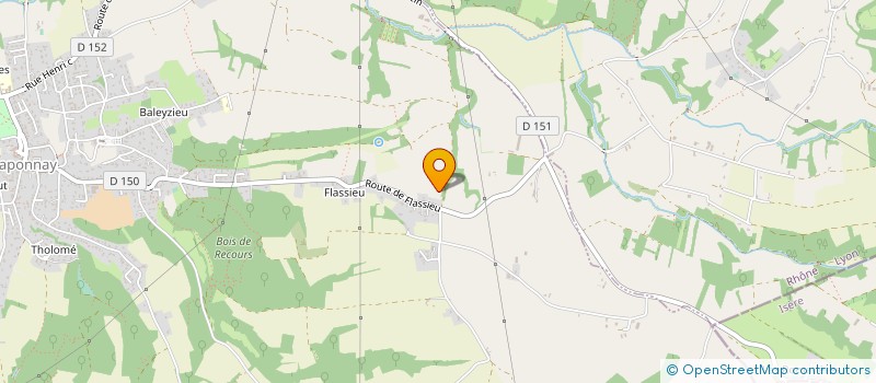 localisation de l'entreprise ADEMS DECOUP OXY à CHAPONNAY