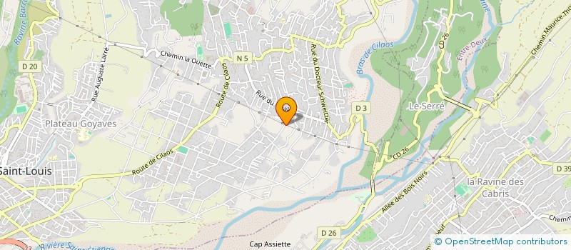 localisation de l'entreprise ADEMS INTERNATIONAL  SAINT-LOUIS