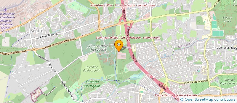 localisation de l'entreprise ADEMTECH  PESSAC