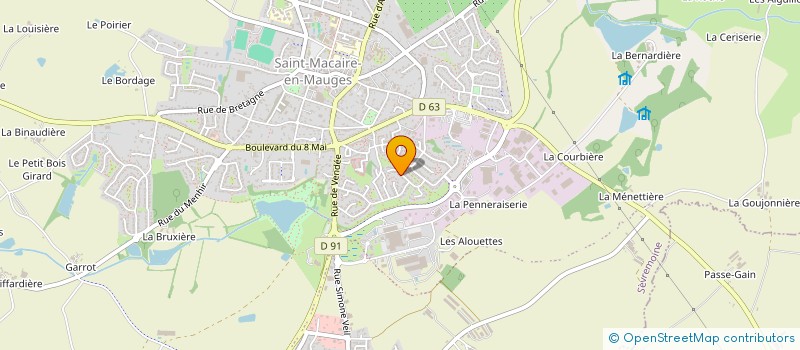 localisation de l'entreprise ADEN à SEVREMOINE
