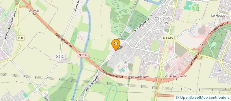 localisation de l'entreprise ADEN  FLEURY-SUR-ORNE