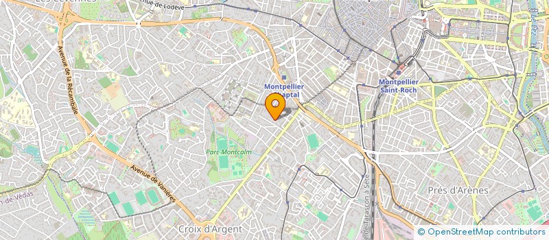 localisation de l'entreprise ADEN  MONTPELLIER