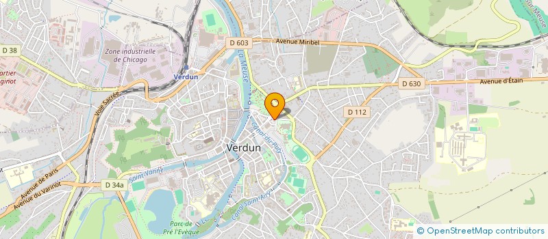 localisation de l'entreprise ADEN à VERDUN