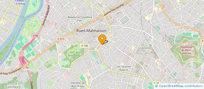 localisation de l'entreprise ADEN à RUEIL-MALMAISON