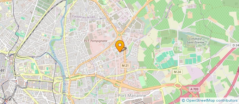 localisation de l'entreprise ADEN à MONTPELLIER