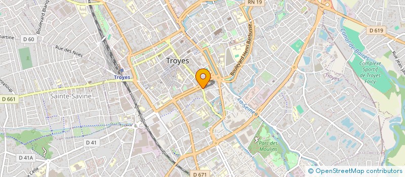 localisation de l'entreprise ADEN à TROYES