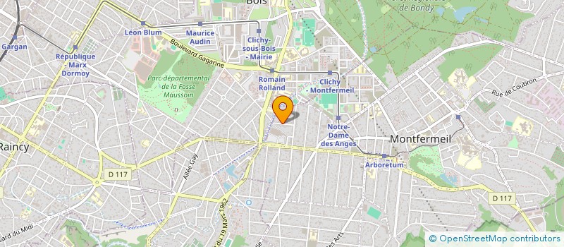 localisation de l'entreprise ADEN CONFORT à MONTFERMEIL