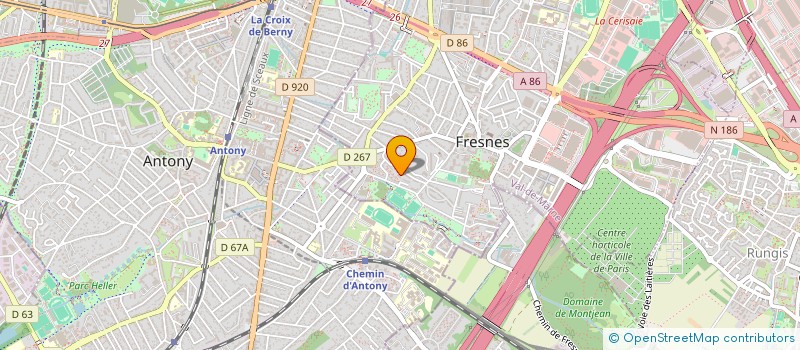 localisation de l'entreprise ADEN IMO  FRESNES