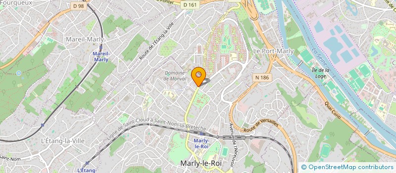 localisation de l'entreprise ADENA PATRIMOINE  MARLY-LE-ROI