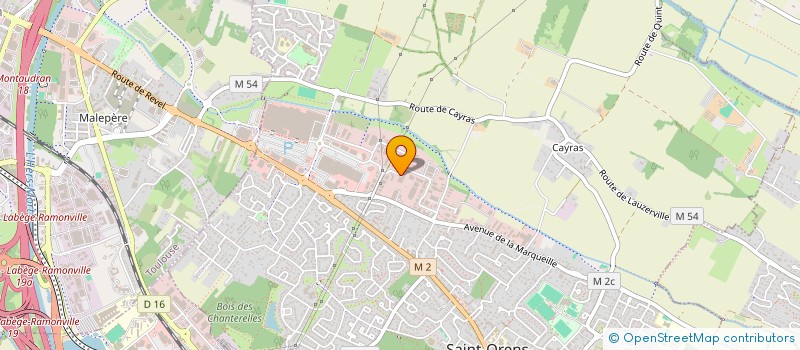 localisation de l'entreprise ADENAEL  SAINT-ORENS-DE-GAMEVILLE