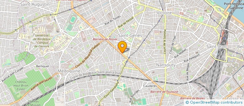 localisation de l'entreprise ADENAL à BORDEAUX