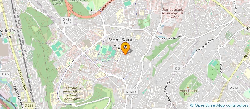 localisation de l'entreprise ADENFO  MONT-SAINT-AIGNAN