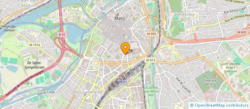 localisation de l'entreprise ADENI  METZ