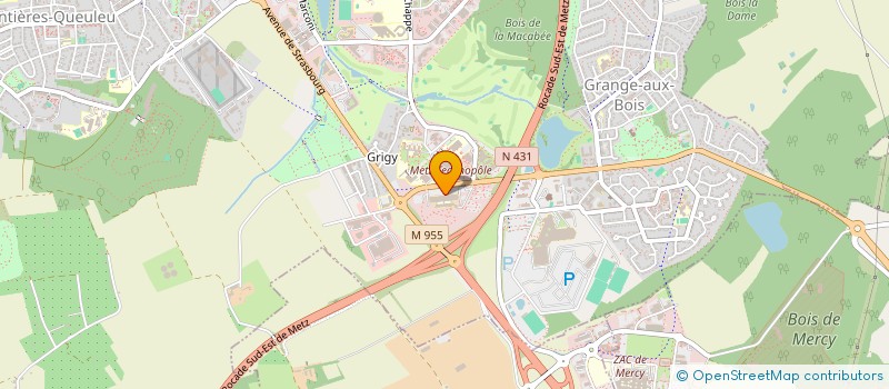 localisation de l'entreprise ADENIM  METZ