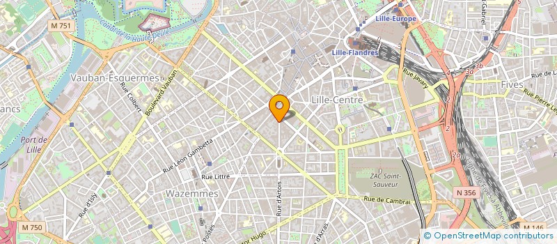 localisation de l'entreprise ADENIOR à LILLE