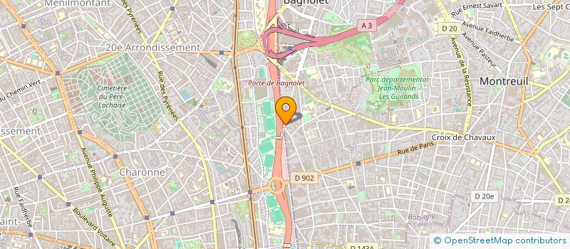 localisation de l'entreprise ADENIS à BAGNOLET