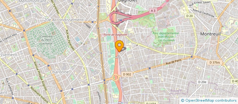 localisation de l'entreprise ADENIS FRANCE à BAGNOLET