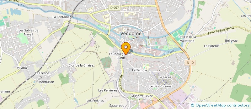 localisation de l'entreprise ADENOTEC  VENDOME