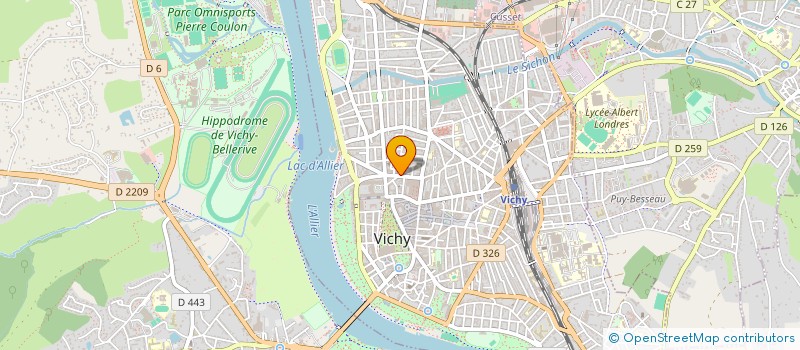 localisation de l'entreprise ADEO à VICHY