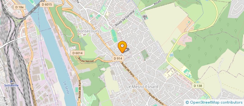 localisation de l'entreprise ADEO  BONSECOURS