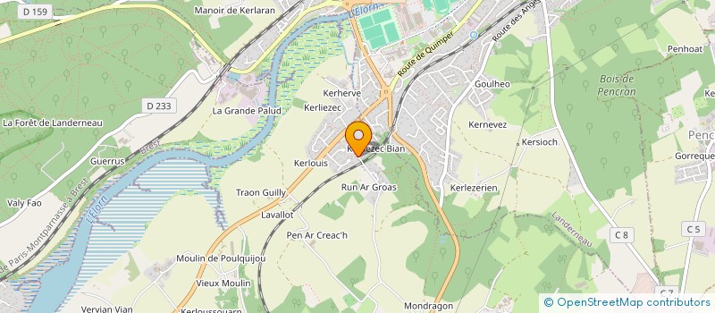 localisation de l'entreprise ADEO  DIRINON