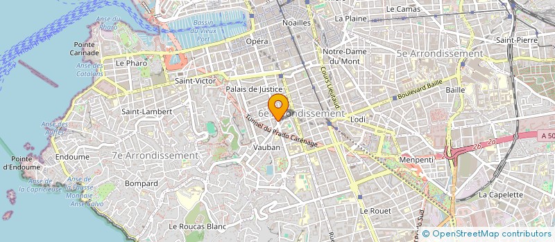 localisation de l'entreprise ADEODAT à MARSEILLE