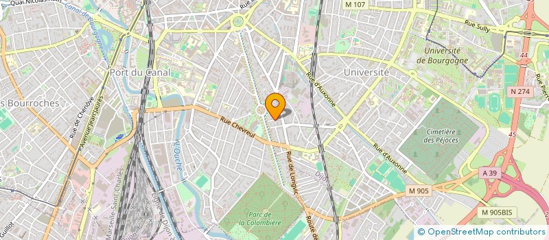 localisation de l'entreprise ADEONA à DIJON