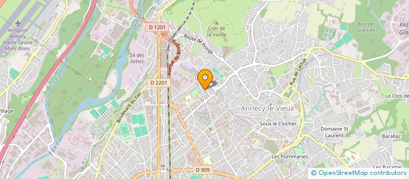 localisation de l'entreprise ADEOS  ANNECY