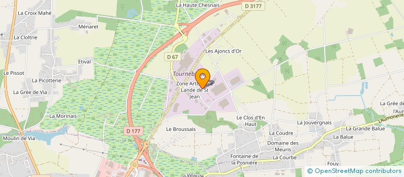 localisation de l'entreprise ADEOS  SAINTE-MARIE