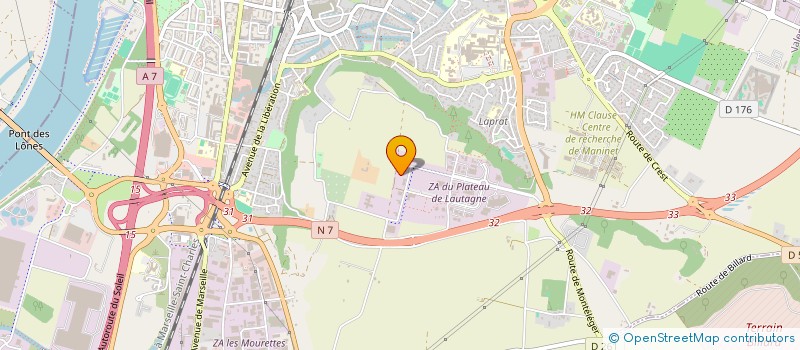 localisation de l'entreprise ADEOS FORMATIONS à VALENCE