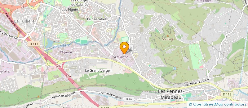 localisation de l'entreprise ADEOVIE à LES PENNES-MIRABEAU