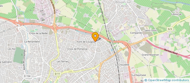 localisation de l'entreprise ADEP 34 à BEZIERS