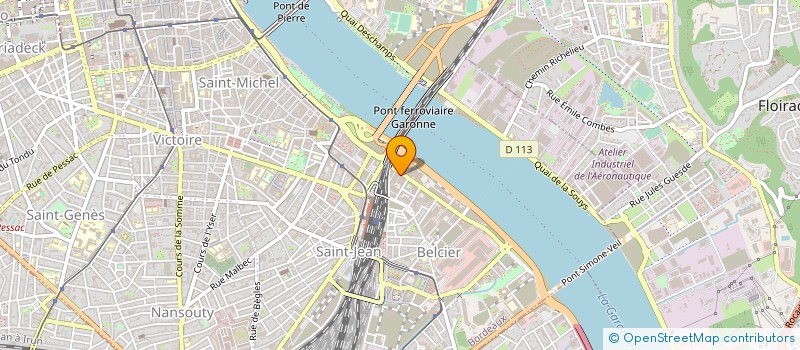 localisation de l'entreprise ADEP à BORDEAUX