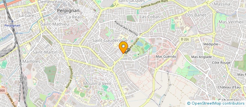 localisation de l'entreprise ADEP 66  PERPIGNAN