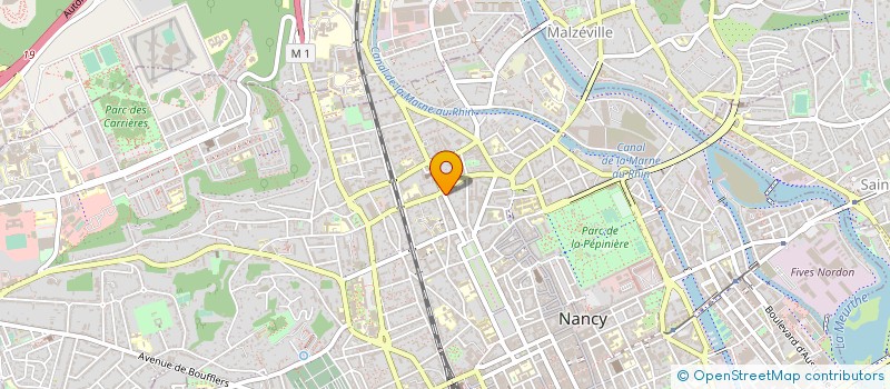 localisation de l'entreprise ADEP CULTURE ET BIBLIOTHEQUE POUR TOUS à NANCY
