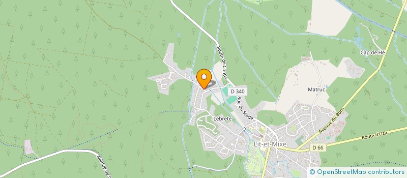 localisation de l'entreprise ADEP ELECTRICITE  LIT-ET-MIXE