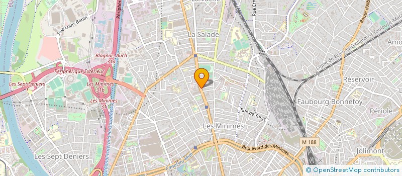 localisation de l'entreprise ADEPAD à TOULOUSE