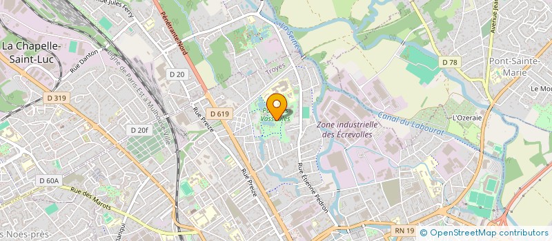 localisation de l'entreprise ADEPAPE DE L'AUBE à TROYES
