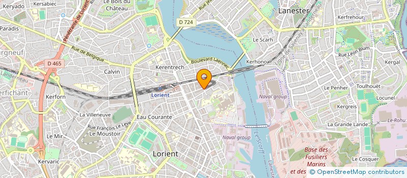 localisation de l'entreprise ADEPAPE MORBIHAN ESSOR à LORIENT