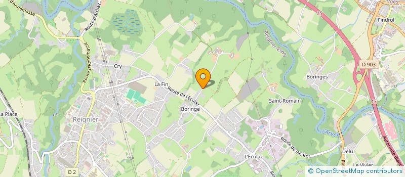 localisation de l'entreprise ADEPGESTION à REIGNIER-ESERY