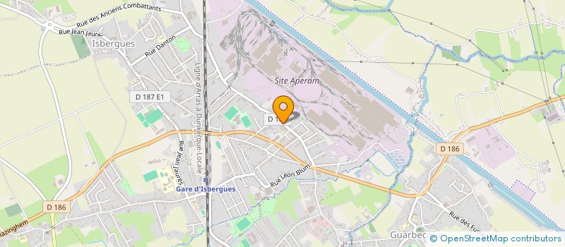 localisation de l'entreprise ADEPHIE  ISBERGUES