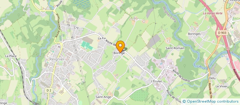 localisation de l'entreprise ADEPIMMO à REIGNIER-ESERY