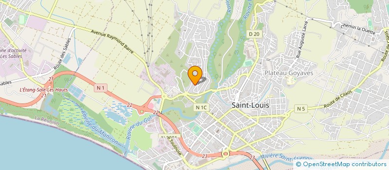 localisation de l'entreprise ADEPRO à SAINT-LOUIS