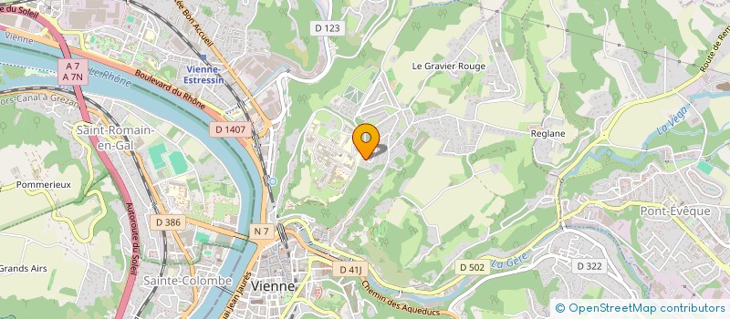localisation de l'entreprise ADEPSY à VIENNE