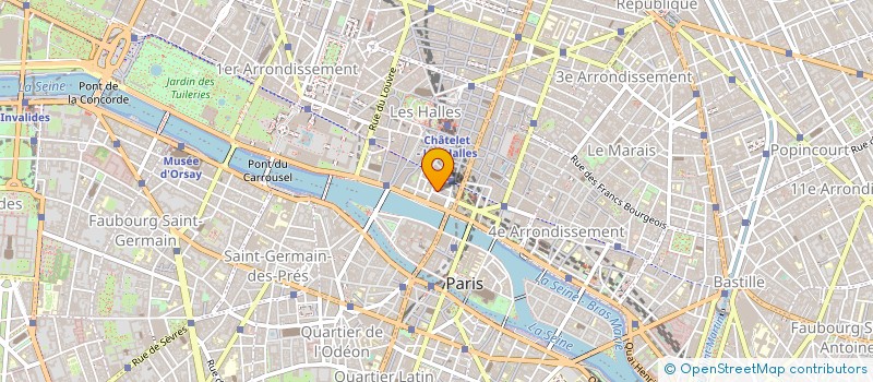 localisation de l'entreprise ADEPT à PARIS