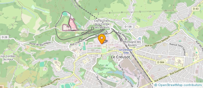 localisation de l'entreprise ADEPT TELECOM à LE CREUSOT