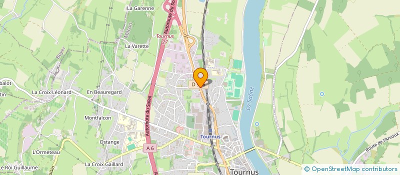 localisation de l'entreprise ADEQUA à TOURNUS